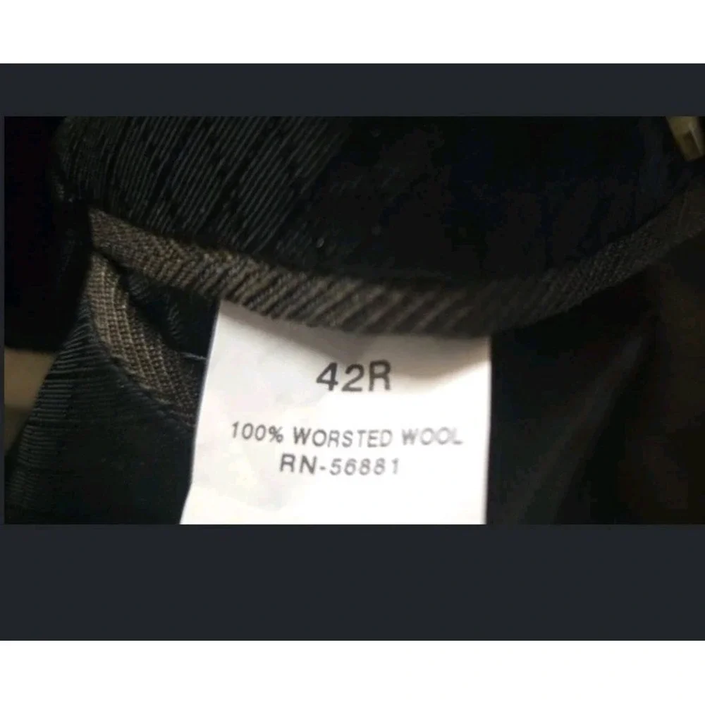 VTG Fioravanti NY Men's Worsted Wool, Charcoal Gray 2-button Frt Blazer 42R